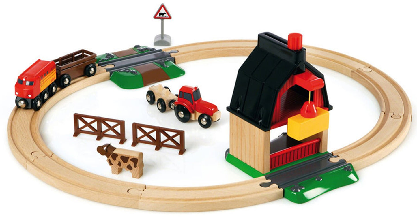 BRIO World - Farm Railway Set