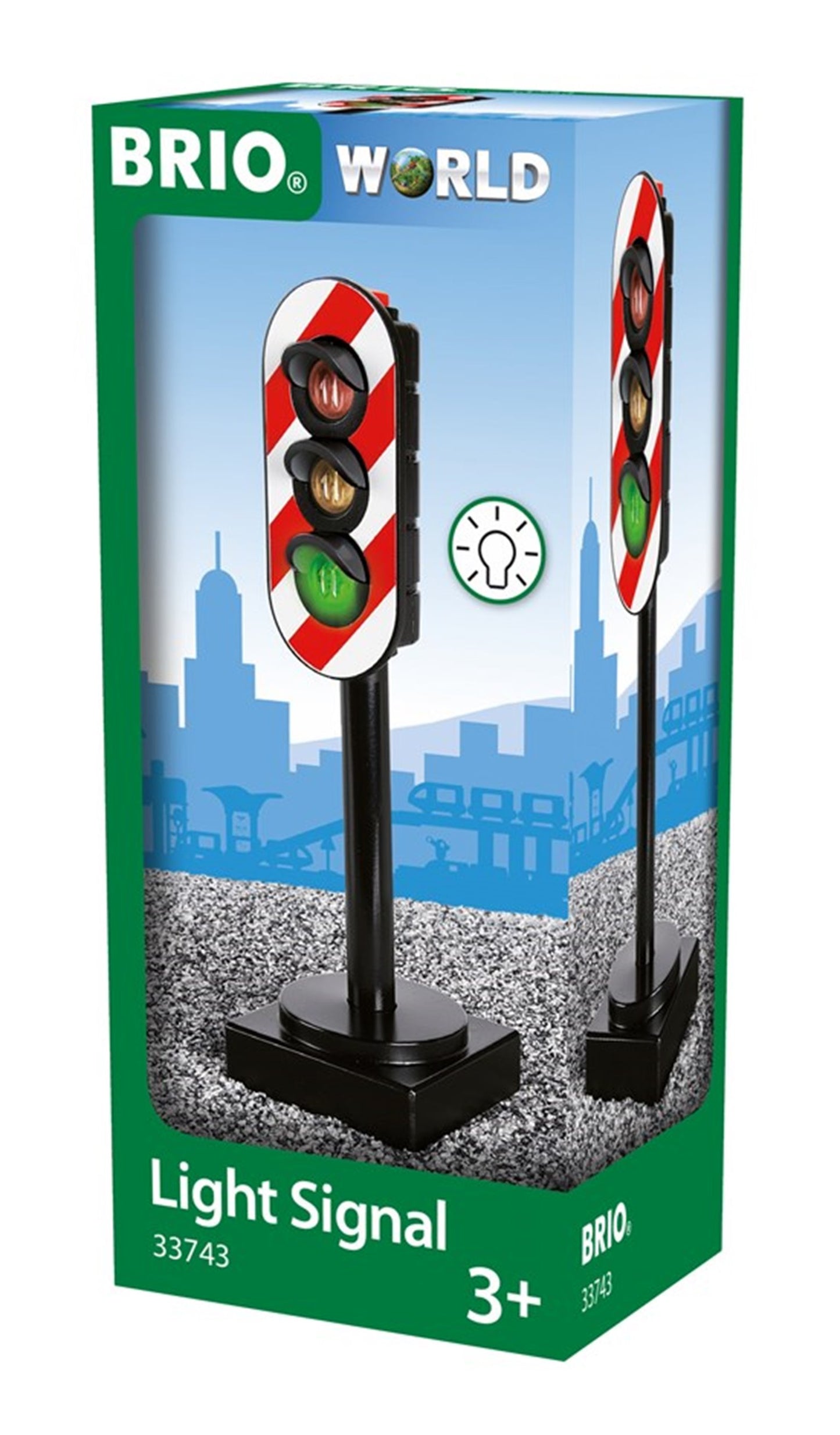 BRIO WORLD - Light Signal for Railway