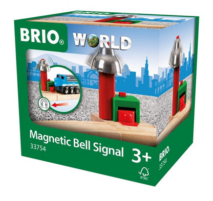 BRIO WORLD - Magnetic Bell Signal for Railway