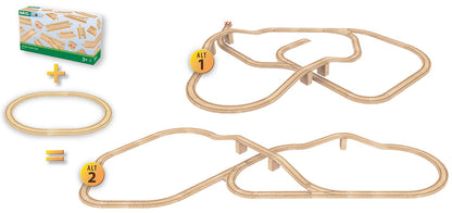 BRIO World Railway Track - 50pc Set