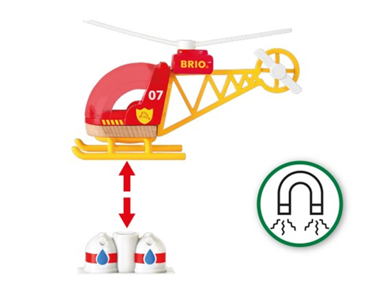 BRIO WORLD - Firefighter Helicopter