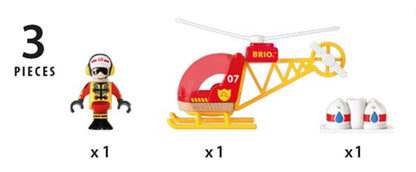 BRIO WORLD - Firefighter Helicopter