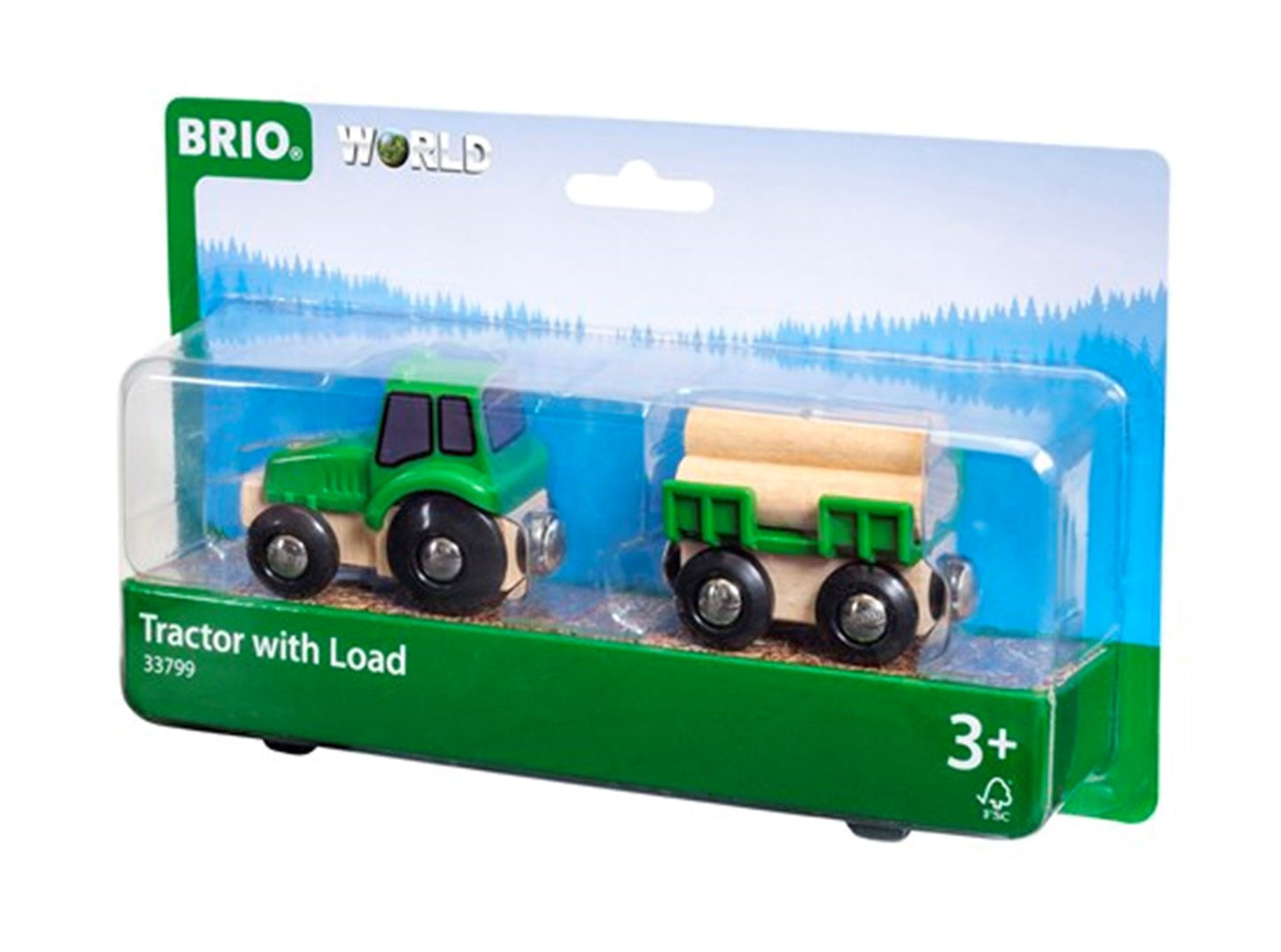 BRIO WORLD - Tractor with Load