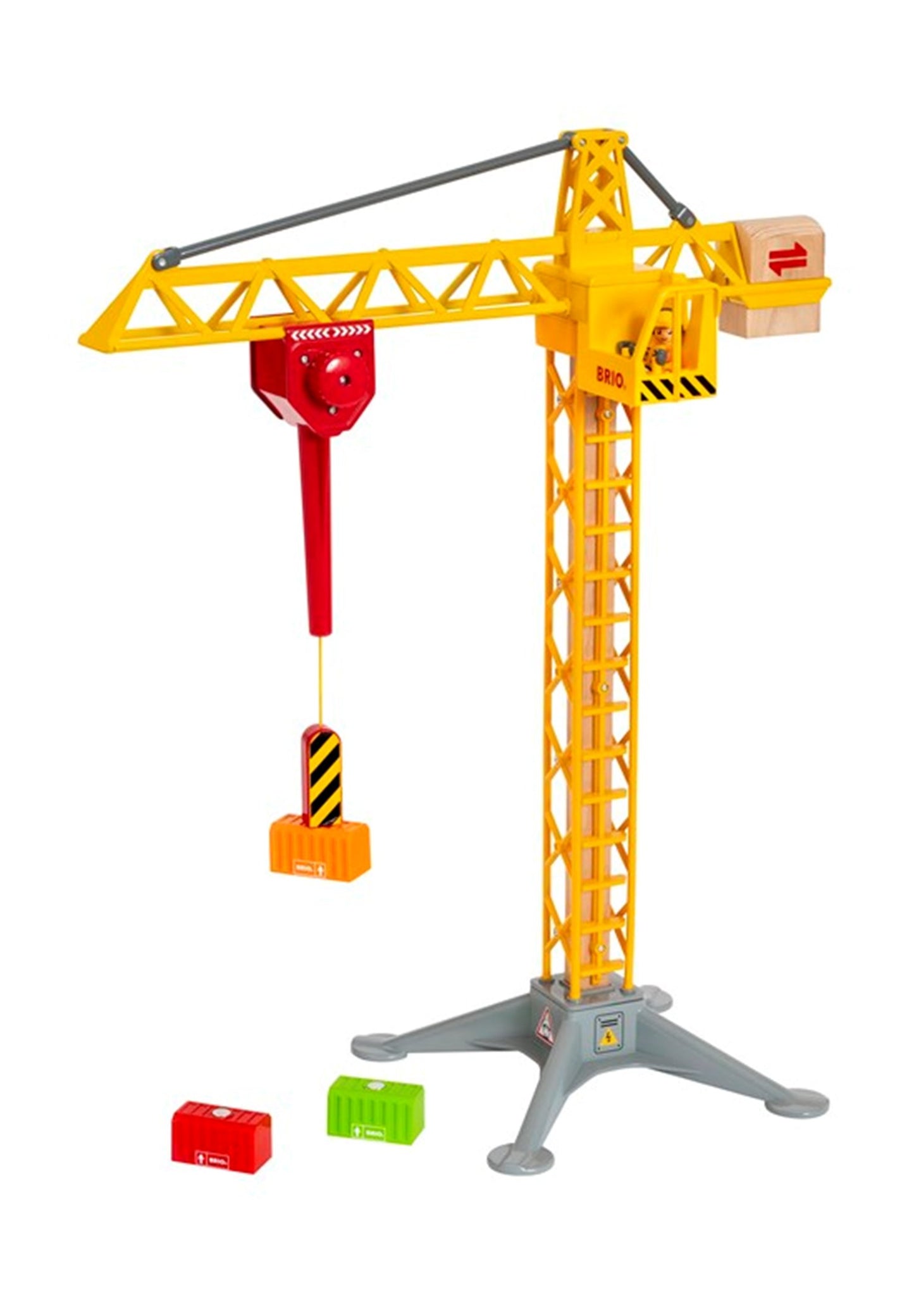 BRIO WORLD - Light Up Construction Crane