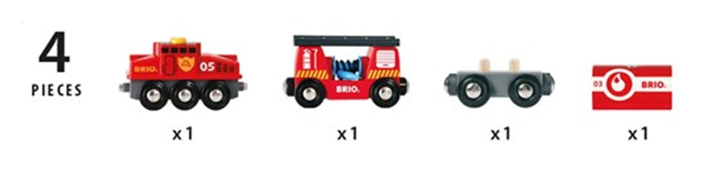 BRIO WORLD - Rescue Firefighting Train