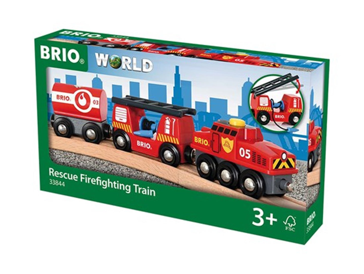 BRIO WORLD - Rescue Firefighting Train