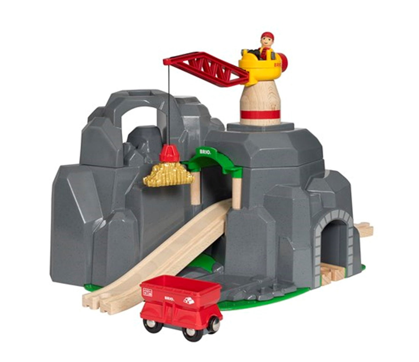 BRIO WORLD - Crane & Mountain Tunnel