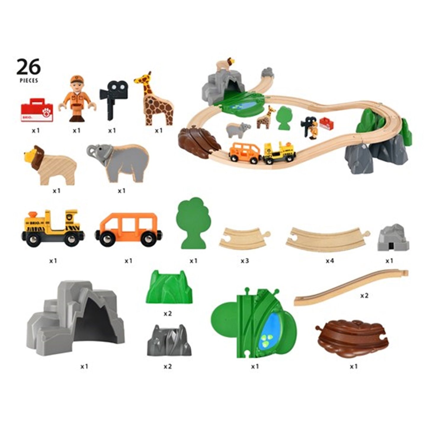 BRIO WORLD - Safari Adventure Set