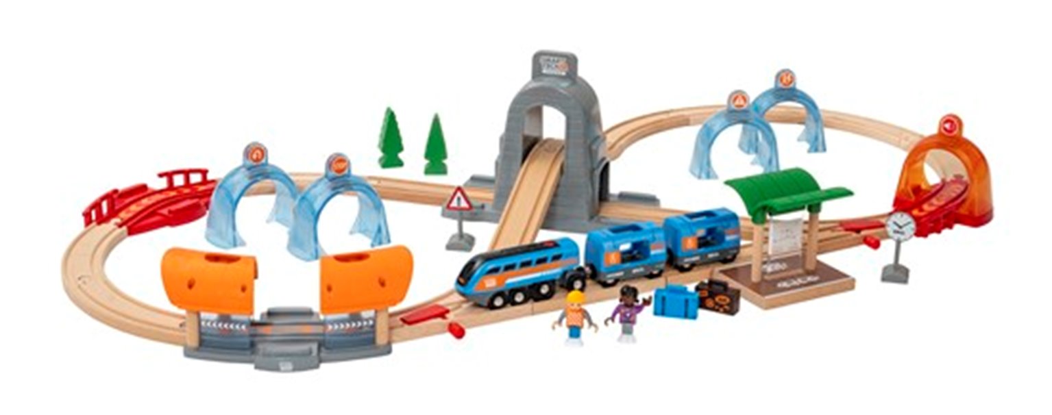 BRIO World Smart Tech Sound - Action Tunnel Travel Set