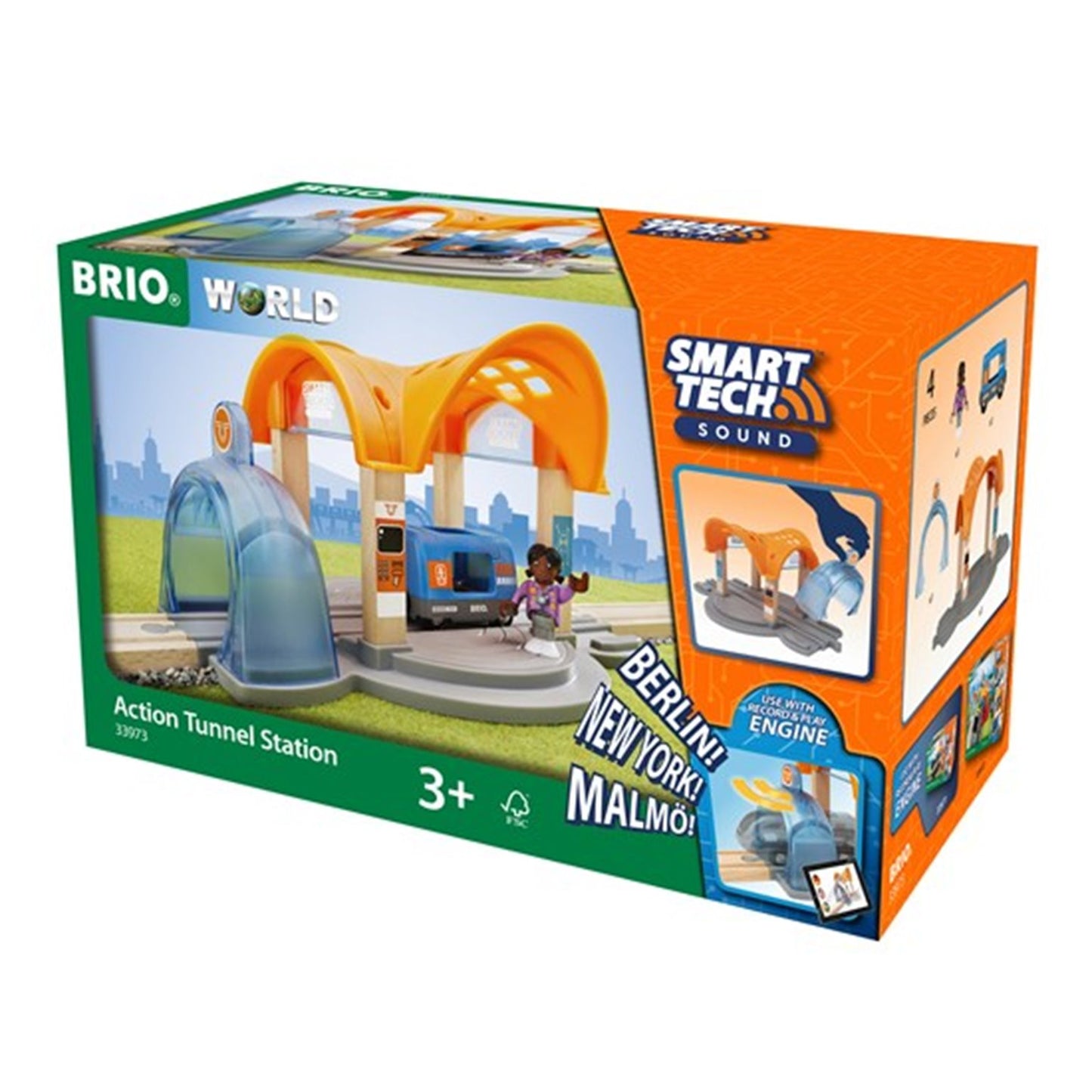 BRIO World Smart Tech Sound Action Tunnel Station