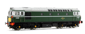 Class 33/1 D6580 BR Green Very Small Yellow Panels Diesel Locomotive
