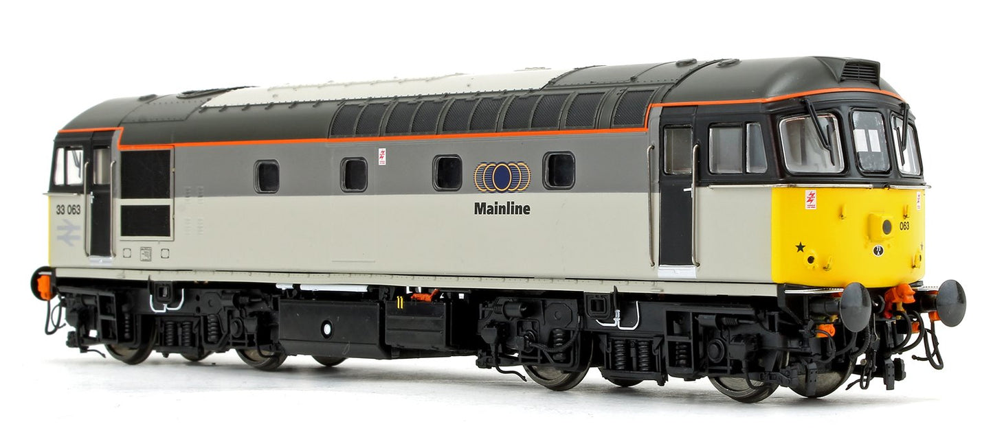 Class 33 063 Mainline Grey Diesel Locomotive