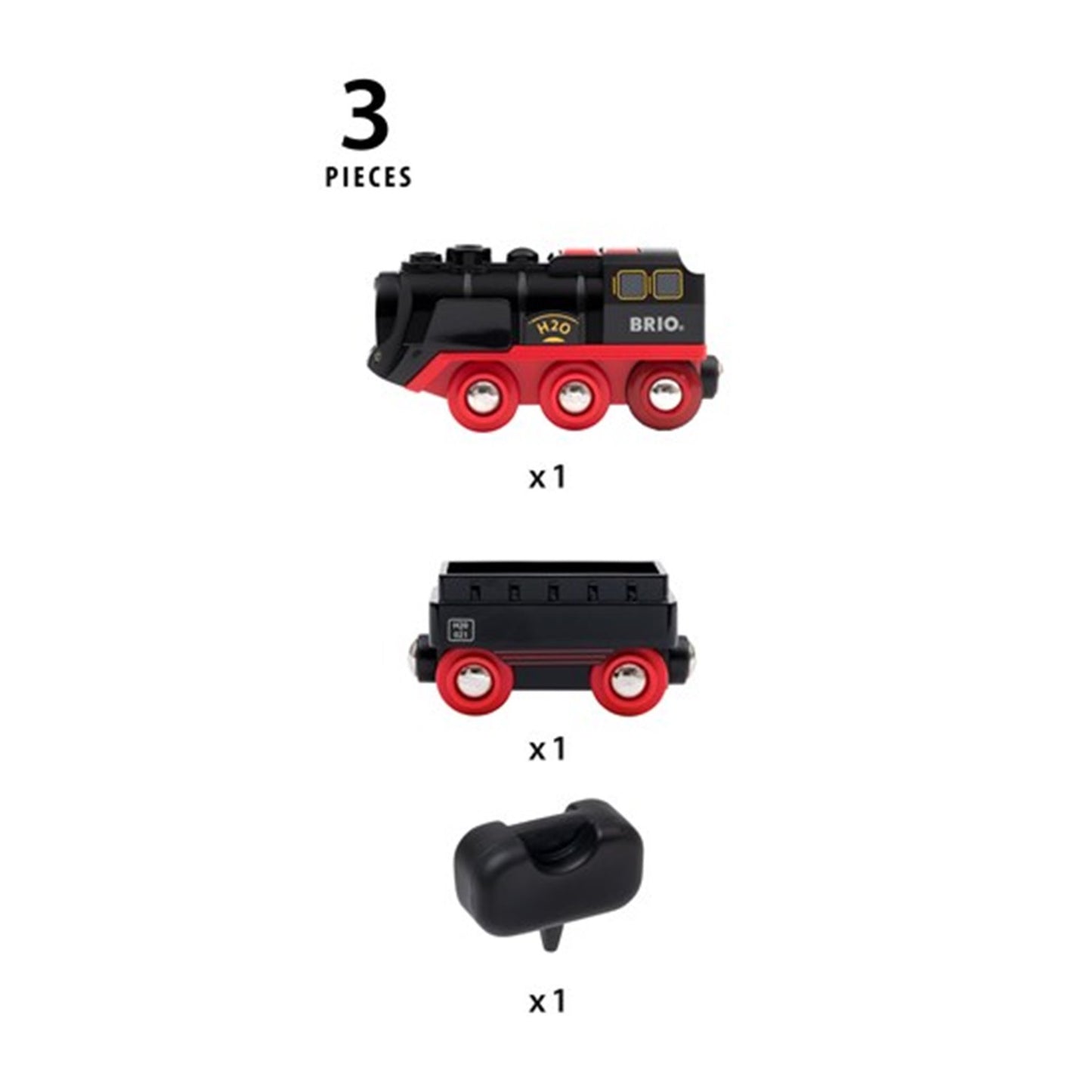 Brio World - Battery-Operated Steaming Train