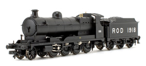 Railway Operating Division (ROD) 2-8-0 Steam Locomotive No. 1918 in War Department Black livery