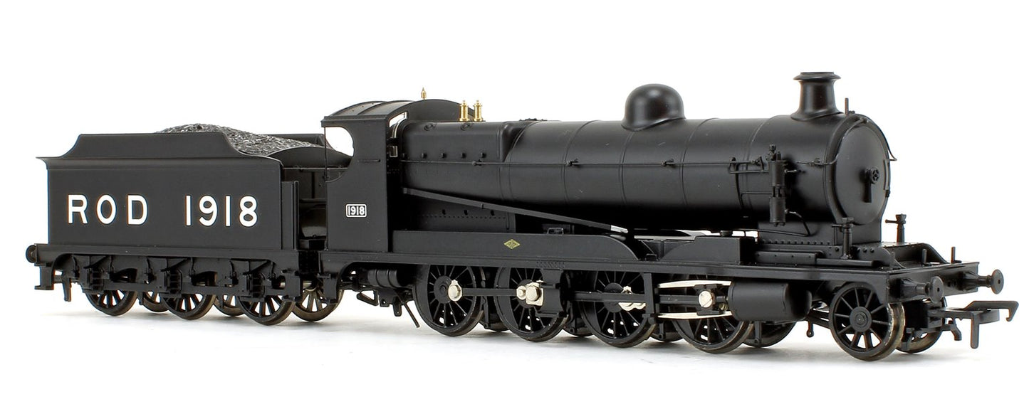 Railway Operating Division (ROD) 2-8-0 Steam Locomotive No. 1918 in War Department Black livery