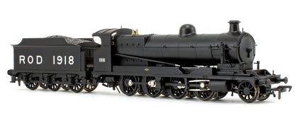 Railway Operating Division (ROD) 2-8-0 Steam Locomotive No. 1918 in War Department Black livery