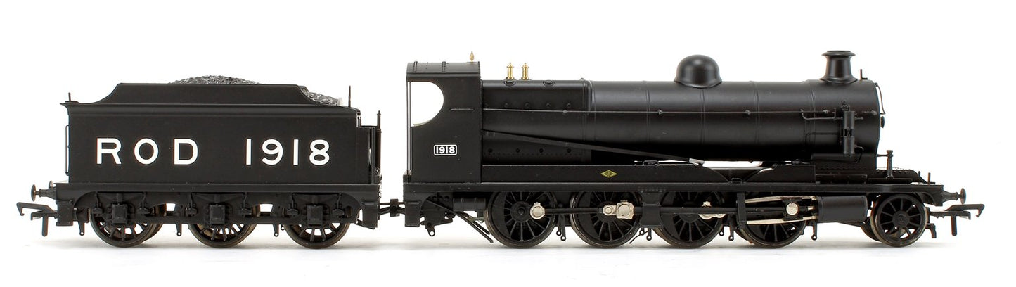 Railway Operating Division (ROD) 2-8-0 Steam Locomotive No. 1918 in War Department Black livery