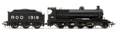 Railway Operating Division (ROD) 2-8-0 Steam Locomotive No. 1918 in War Department Black livery