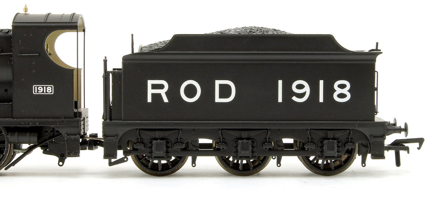 Railway Operating Division (ROD) 2-8-0 Steam Locomotive No. 1918 in War Department Black livery