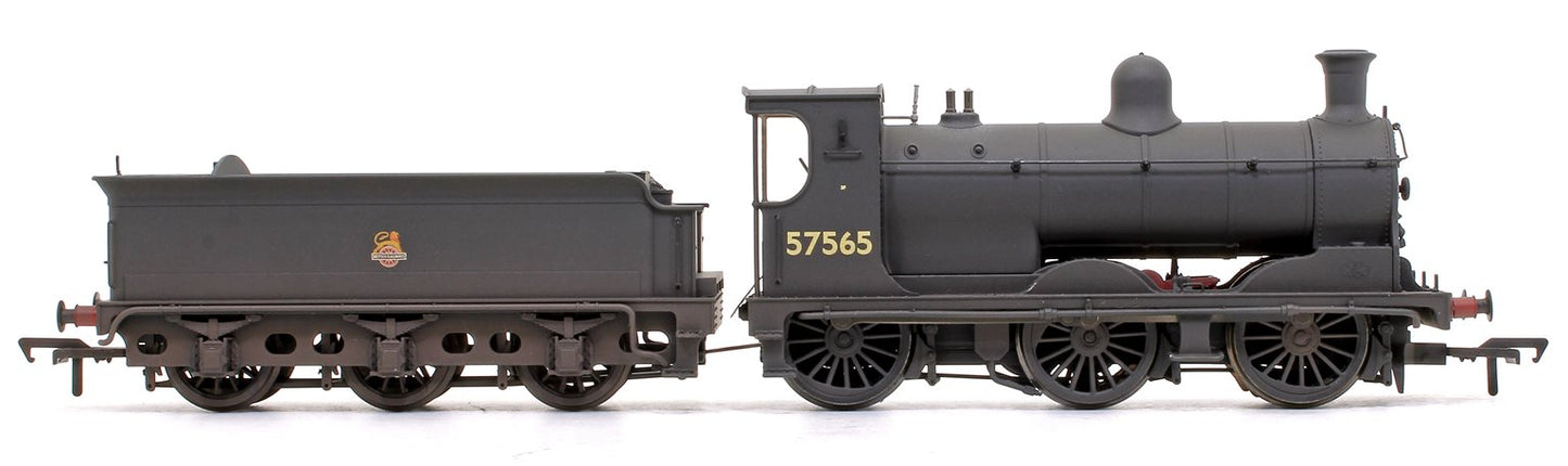 McIntosh 812 Class 0-6-0 Steam Locomotive in BR Black Early Emblem No.57565 - Weathered