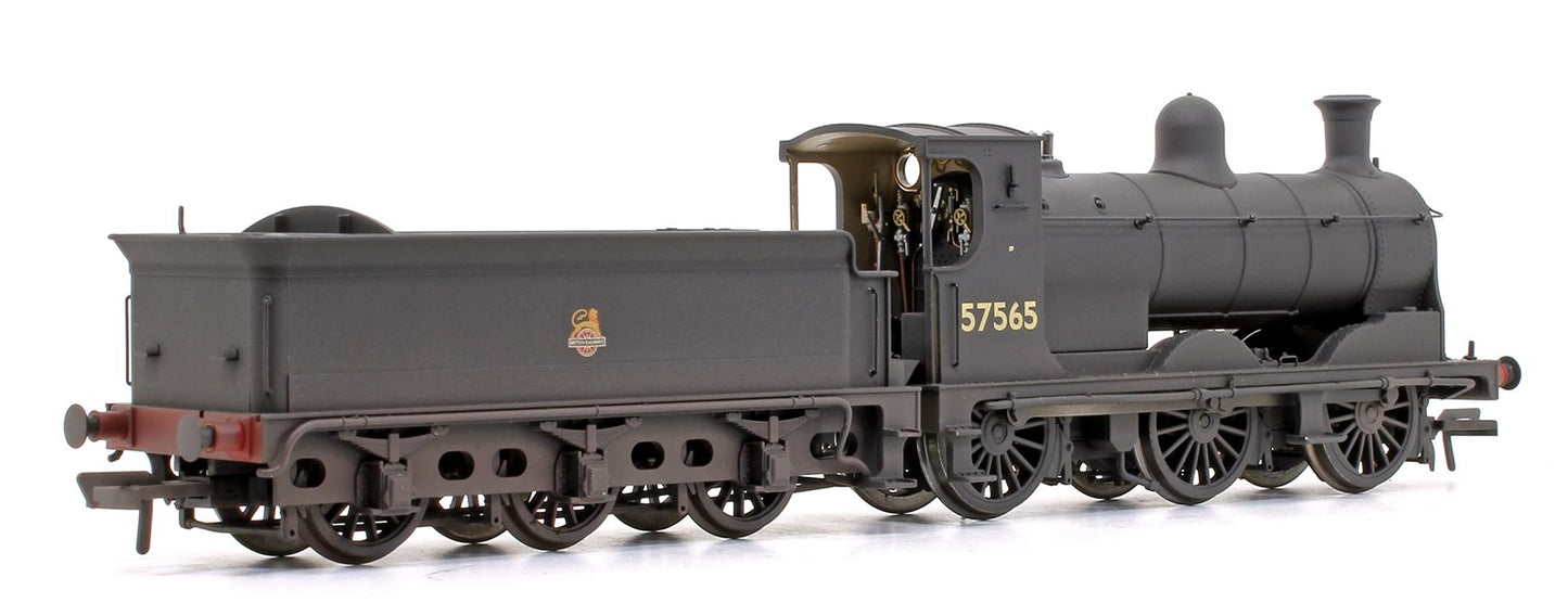 McIntosh 812 Class 0-6-0 Steam Locomotive in BR Black Early Emblem No.57565 - Weathered