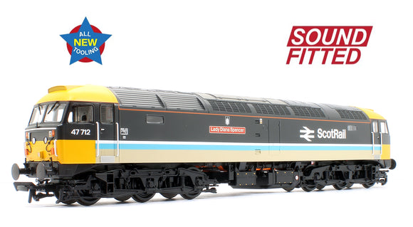 Class 47/7 47712 'Lady Diana Spencer' BR ScotRail Diesel Locomotive (DCC Sound)