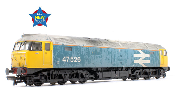 Class 47/4 47526 BR Blue (Large Logo) Diesel Locomotive - Weathered