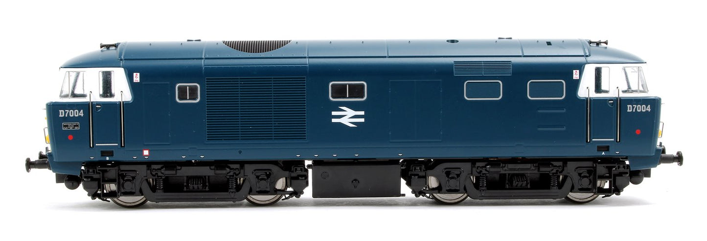 Pre-Owned Class 35 Hymek BR early Blue (Small yellow warning panels) D7004 Locomotive