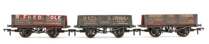 Coal Trader 5 Plank Wagons Triple Pack - Weathered
