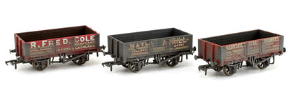 Coal Trader 5 Plank Wagons Triple Pack (Weathered Edition)