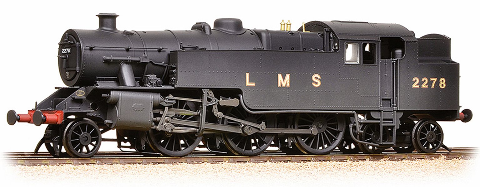 LMS Fairburn Tank 2278 LMS Black (Revised) Weathered