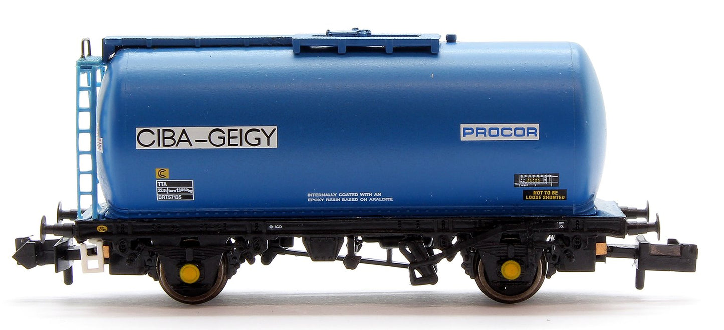 Pre-Owned BR 45T TTA Tank 'Ciba-Geigy' Blue No.157135