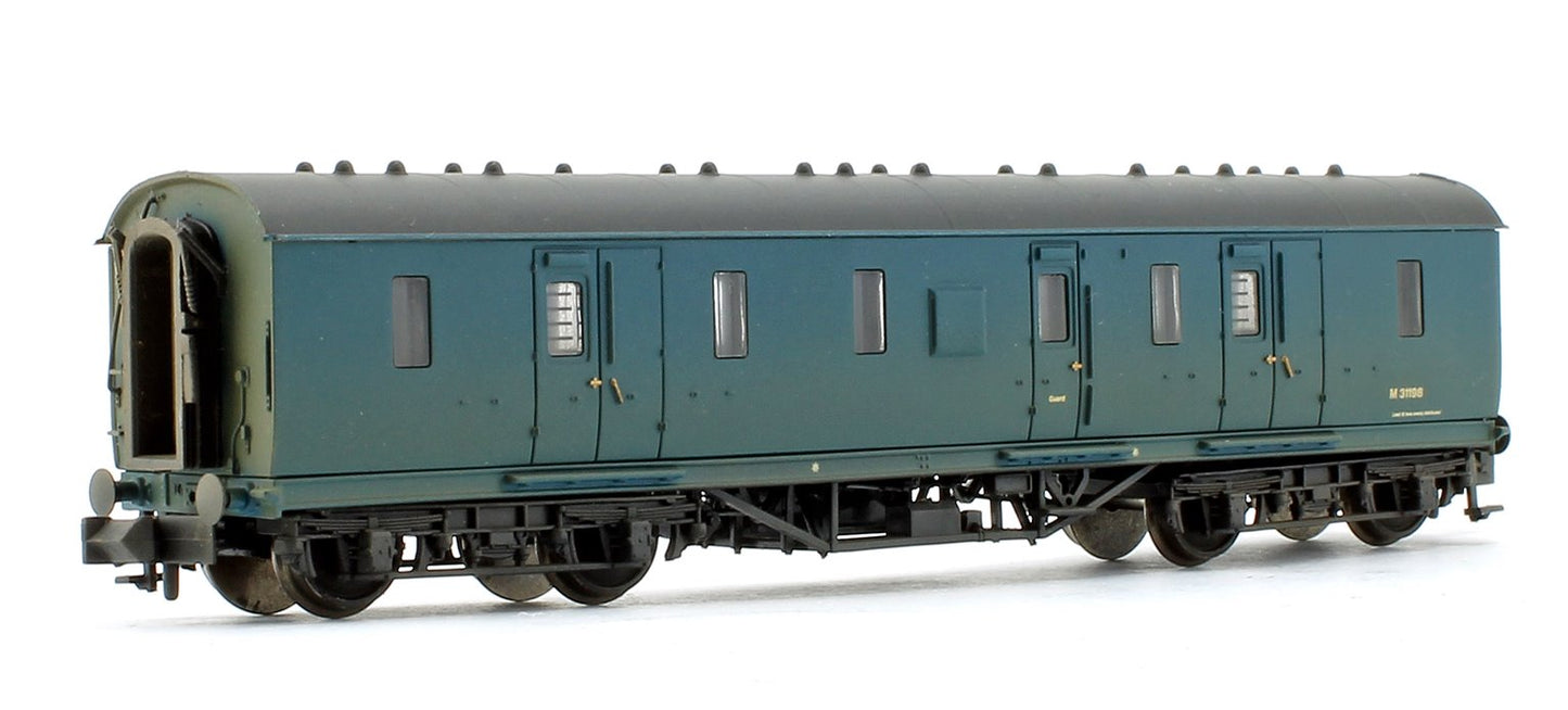 50ft Ex-LMS Parcels Van BR Blue - Weathered