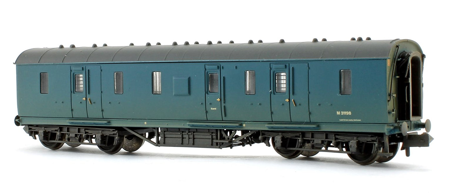 Pre-Owned 50ft Ex-LMS Parcels Van BR Blue 'M31198' (Weathered)