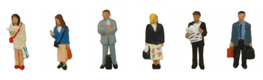  Figures - Station Passengers Standing