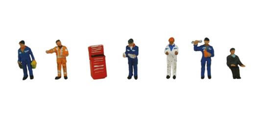  Figures - Traction Maintenance Dept Workers