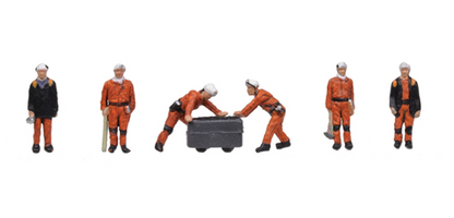 'N' Gauge Figures - 1960/70s Coal Miners