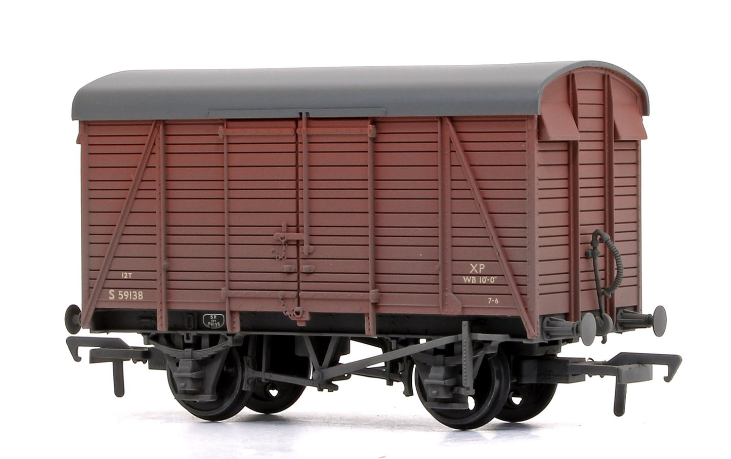 Pre-Owned SR 12T 2+2 Planked Ventilated Van BR Bauxite (Early) 59138 - Weathered