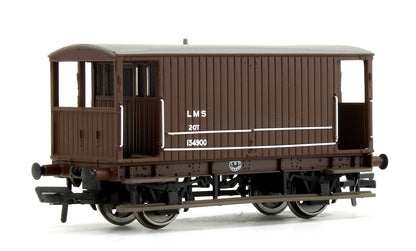 Midland 20T Brake Van LMS Bauxite (without Duckets)