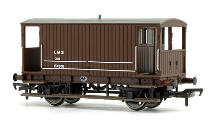 Midland 20T Brake Van LMS Bauxite (without Duckets) No.134900