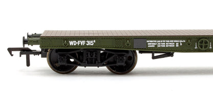 WD 50T 'Warflat' Bogie Wagon WD-FVF-315 Khaki Green With Cromwell MKIV Tank
