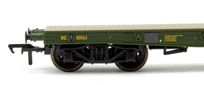 WD 50T 'Warflat' Bogie Wagon WD Bronze Green 80543 With Cromwell MKIV Tank