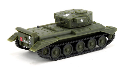 WD 50T 'Warflat' Bogie Wagon WD Bronze Green 80543 With Cromwell MKIV Tank