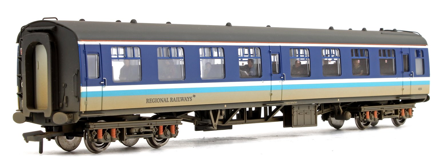 BR MK1 TSO Tourist Second Open Regional Railways Passenger Coach No.4854 (Weathered)