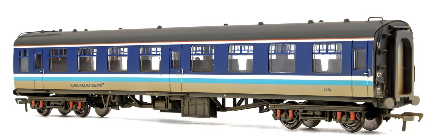 BR MK1 TSO Tourist Second Open Regional Railways Passenger Coach No.4854 - Weathered