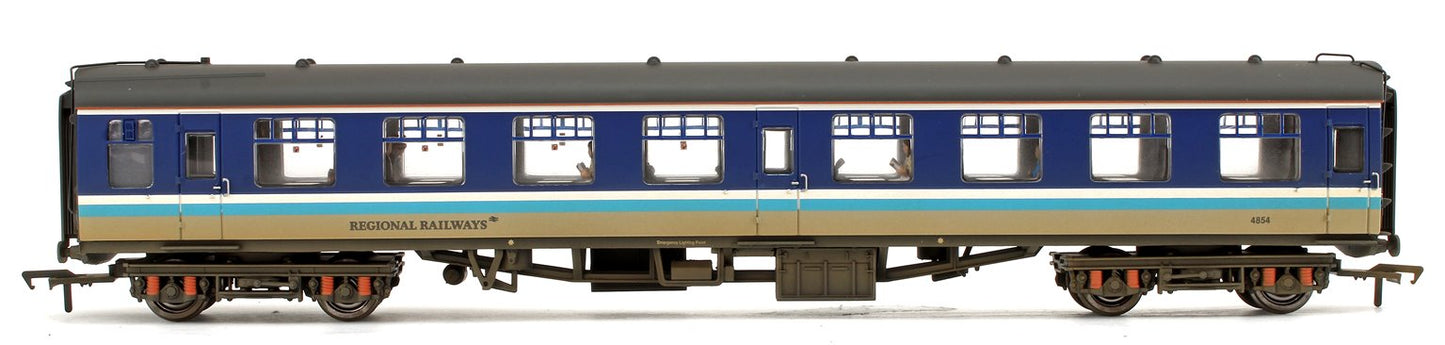 BR MK1 TSO Tourist Second Open Regional Railways Passenger Coach No.4854 - Weathered