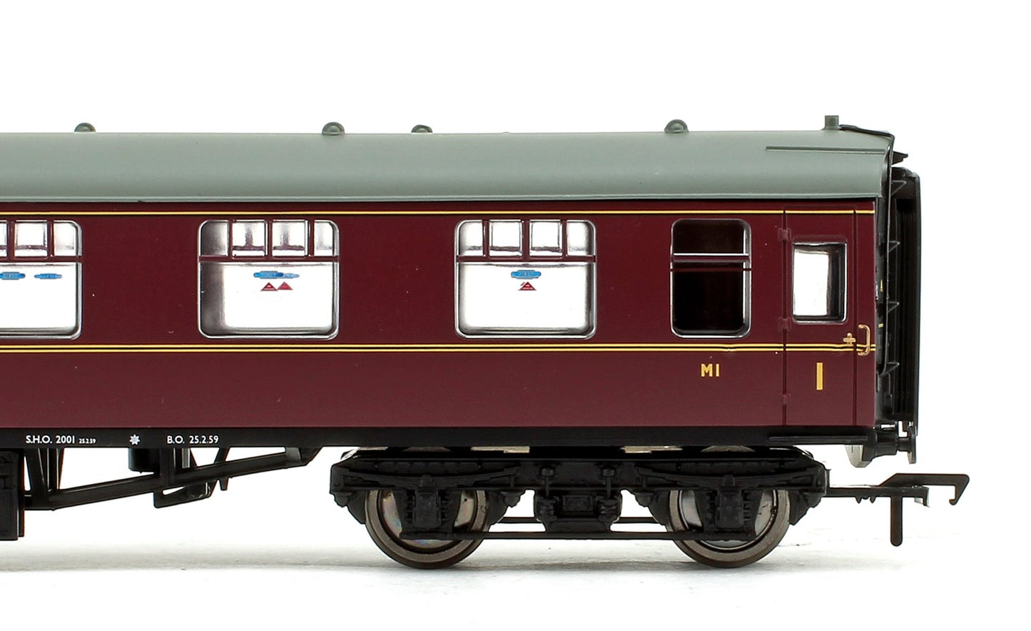 BR MK1 RFO Restaurant First Open Maroon Passenger Coach No.M1