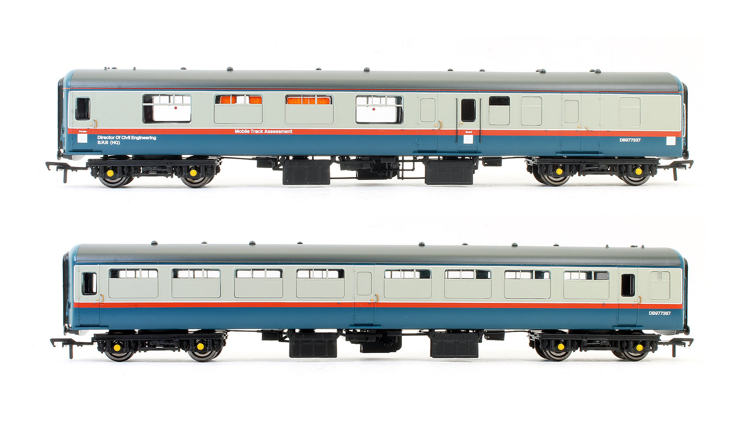 Pre-Owned 39-350Z BR MK2 Coach Pack Blue & Grey Red Stripe Mobile Track Assessment (Exclusive Edition)