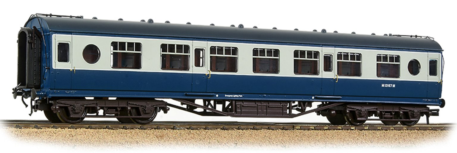 LMS 57ft 'Porthole' Second Corridor BR Blue & Grey