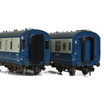 LMS 57ft 'Porthole' Brake Second Corridor BR Blue & Grey No. M27001M